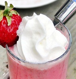 Batido de fresa