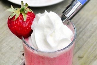 Batido de fresa