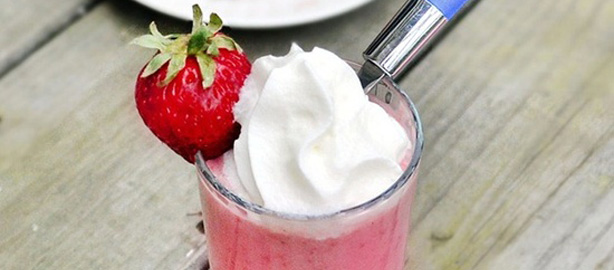 Batido de fresa