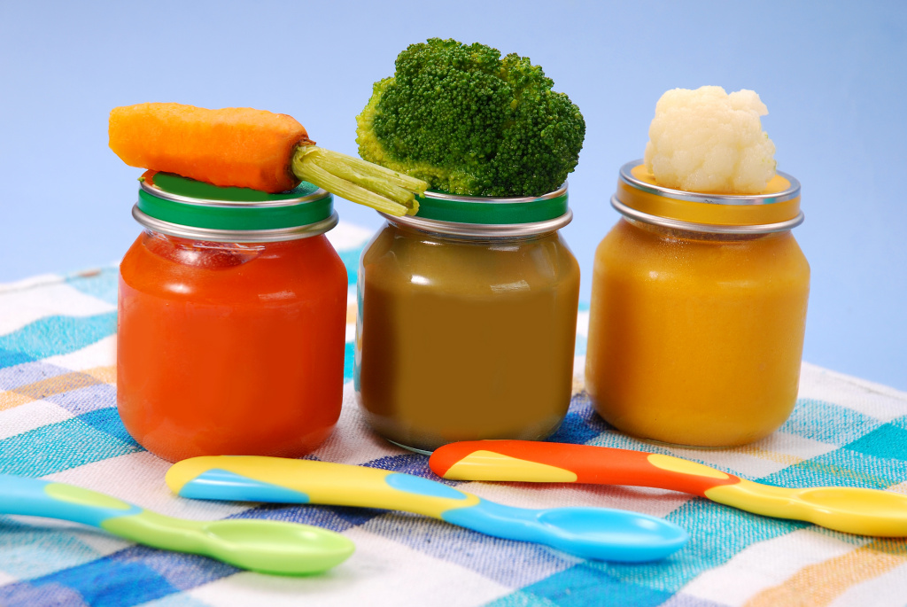 Papillas de verduras para bebés