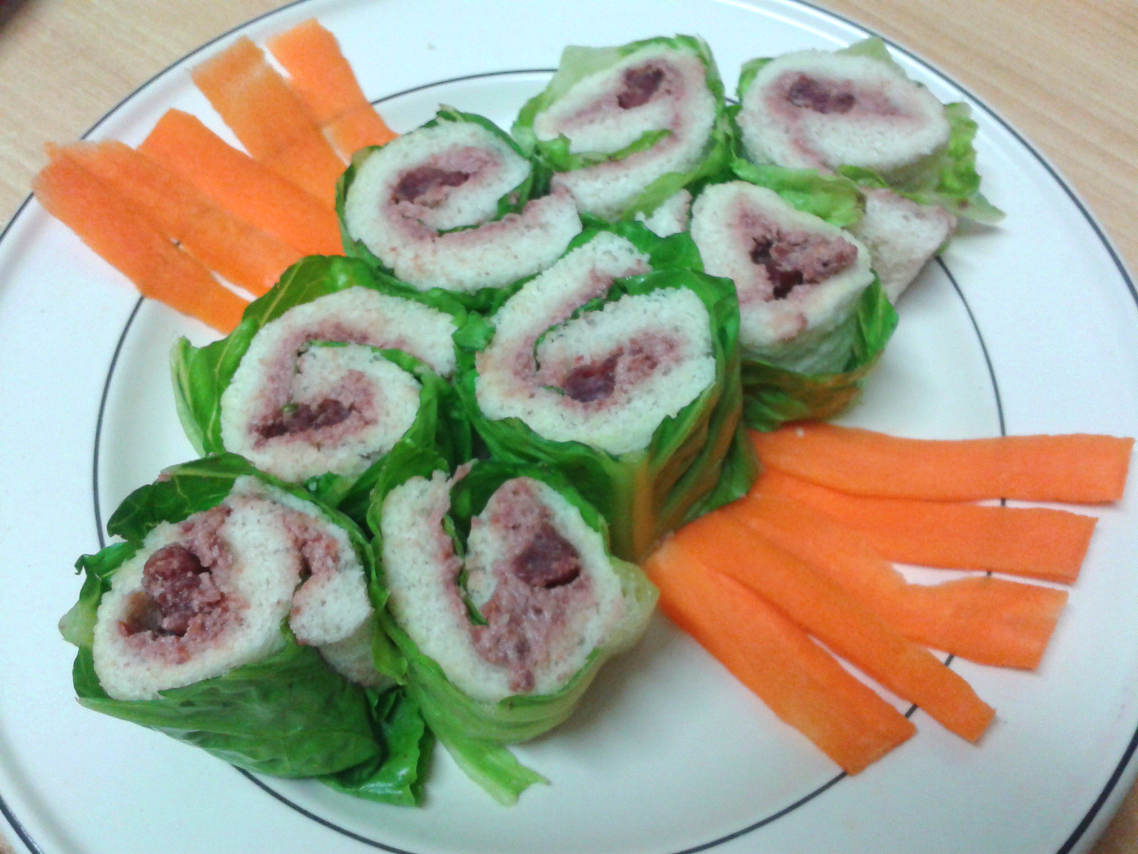 Makis de paté con el Rollo Loco La Piara