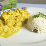 Arroz basmati con curry