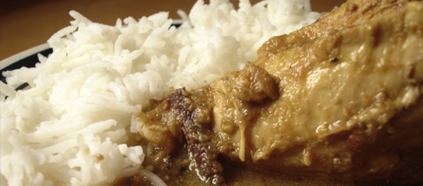 Receta de arroz con pollo al curri