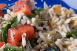 Receta de ensalada de arroz