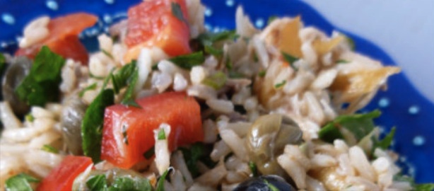 Receta de ensalada de arroz