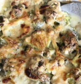 receta de brócoli gratinado