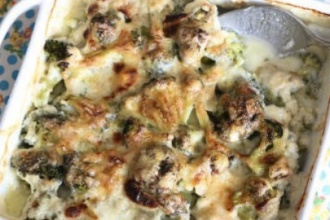 receta de brócoli gratinado