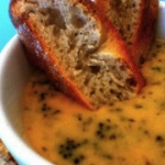receta de sopa de brócoli y queso