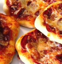 receta lekue mini pizzas