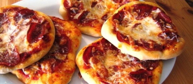 receta lekue mini pizzas