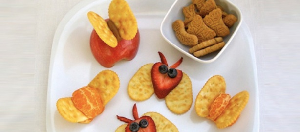 receta de mariposas de fruta