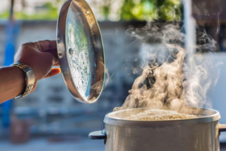 Cómo cocinar arroz al vapor