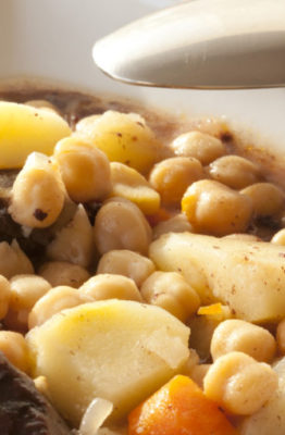 Cómo hacer un cocido de garbanzos