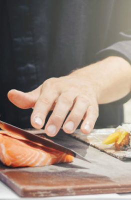 salmon para sushi trucos