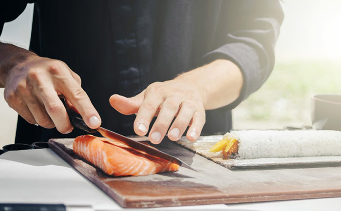 salmon para sushi trucos