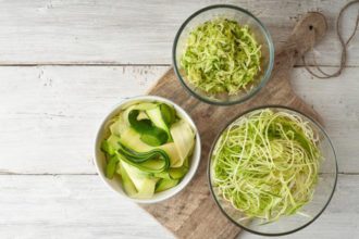 como preparar los zoodles o espaguetis vegetales