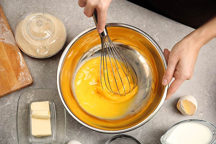 que cocinar con huevo batido