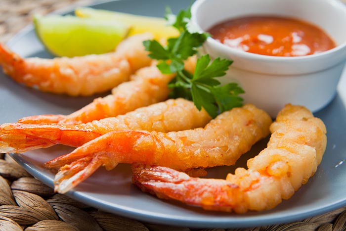 como cocinar gambas y langostinos rectos