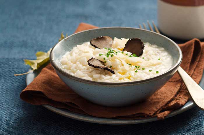 Risotto con trufa negra