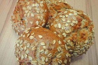 receta pan de avena